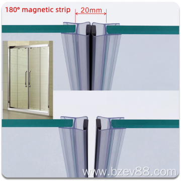 PVC Prevent leakage Glass Door Rubber Seal Strip